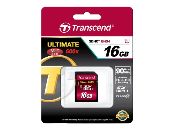 TRANSCEND Ultimate 16GB SDHC UHS-I