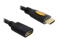DELOCK Verlängerungskabel HDMI A 1m