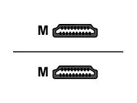 DELOCK Kabel HDMI A-A St/St gewinkelt