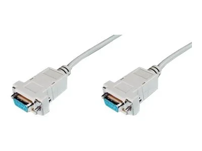 ASSMANN Null-Modem Kabel D-Sub9 w/w 1,8m