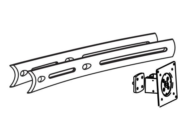 ERGOTRON DS100-Querschienenverlaengerung