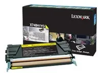 LEXMARK PB Toner yellow X748