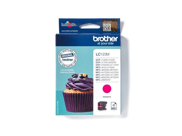 BROTHER LC123BM Tinte magenta 600Seiten