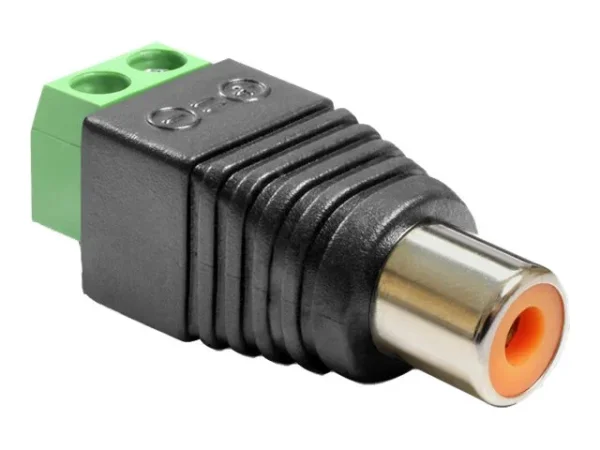 DELOCK Adapter Terminalblock > Cinch