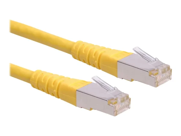 ROLINE Patchkabel Kat.6 PiMF gelb 0,3m