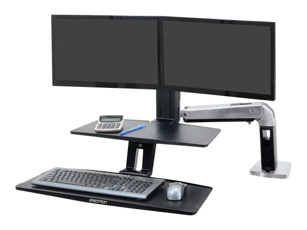ERGOTRON WorkFit-A dual Tastatur tiefer