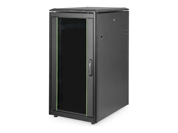 DIGITUS Netzwerkschrank 48,3cm 22HE schw