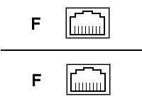 APC C RJ45F/RJ45F, WHITE, IN LI