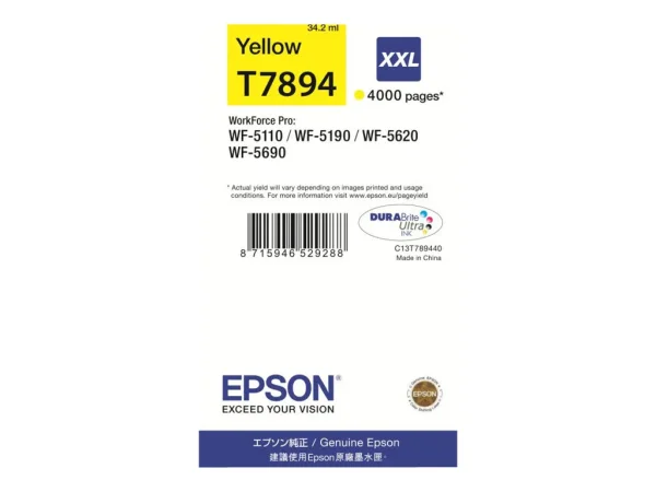 EPSON 1LB T7894 ink cartridge yellow