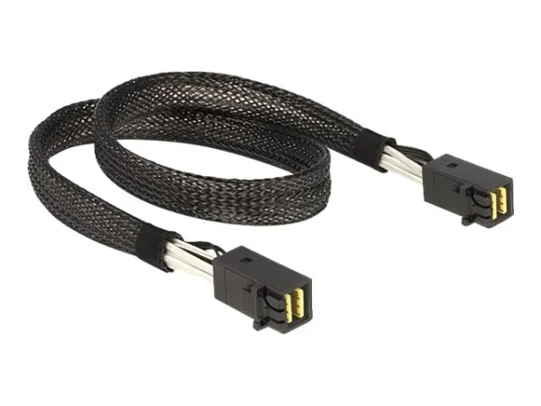 DELOCK Kabel HD SFF 8643 x4 Stecker 0,5m