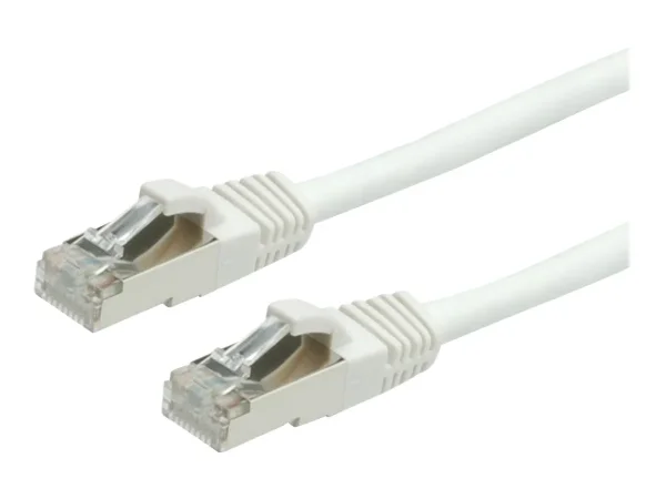 VALUE Patchkabel Kat.6 Class E weiss 7m