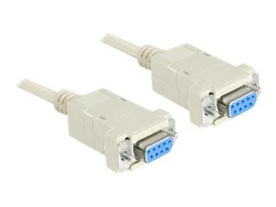 DELOCK Kabel Seriell Nullmodem 9 Pin Bu/
