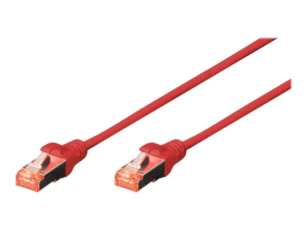 DIGITUS 10xPatch Kabel SFTP CAT6 3m rot