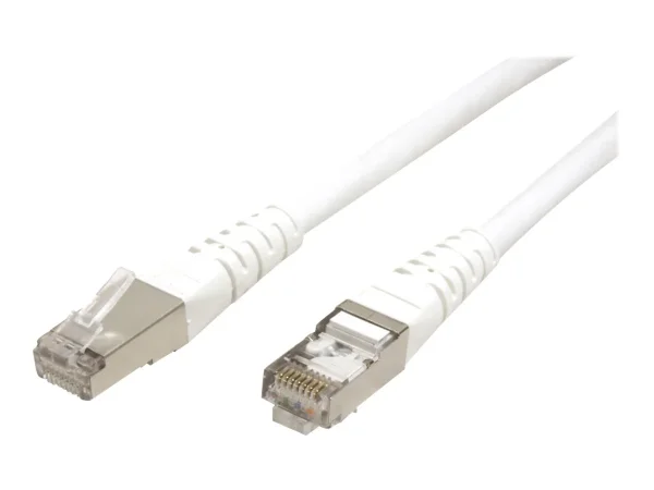ROLINE Patchkabel Kat.6 PiMF weiss 0,3m