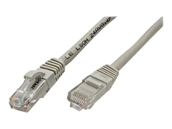 VALUE Patchkabel Kat.6 Class E grau 3m