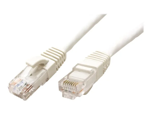 VALUE Patchkabel Kat.6 Class E weiss 1m