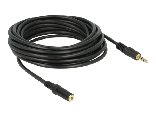 DELOCK Kabel Klinke 3,5mm St>Bu 4Pin 5m