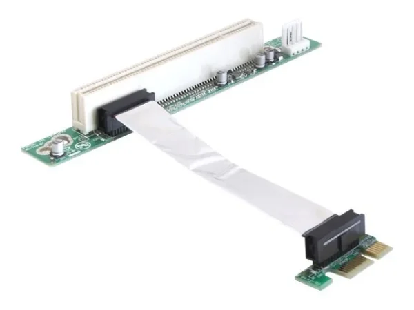 DELOCK PCIe-Riser-Karte x1 > PCI 32-Bit
