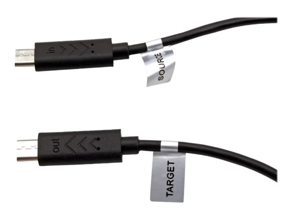 ROLINE USB 2.0 Ladekabel Micro B 0,3m