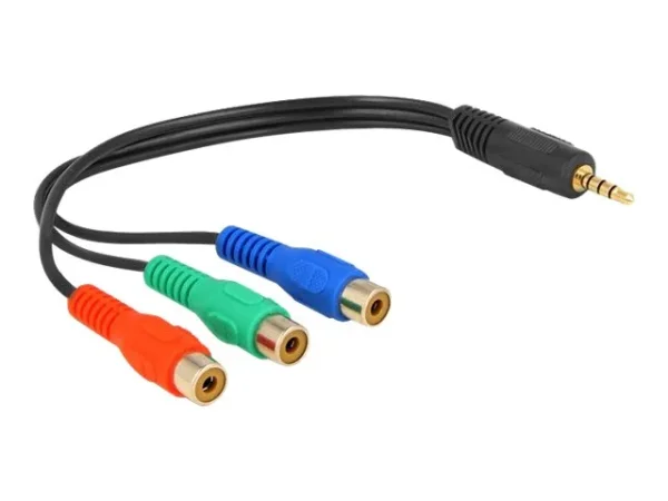 DELOCK Adapterkabel Klinke Stecker 4 Pin