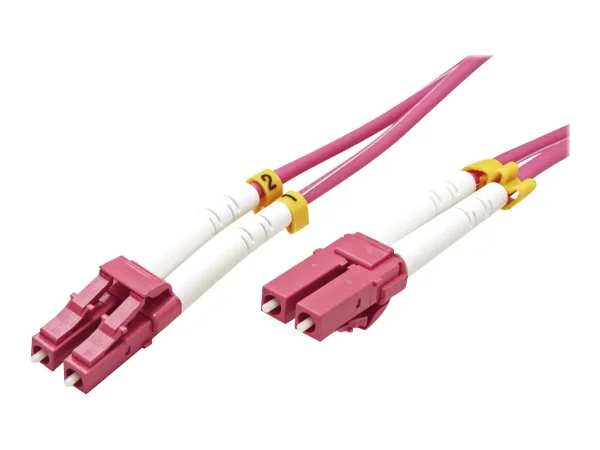 VALUE LWL-Kabel 50/125um OM4 LC/LC 15m