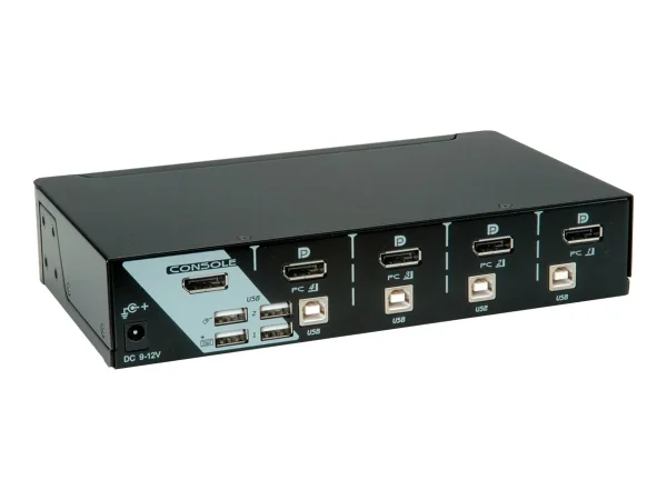 ROLINE DisplayPort USB 2.0 KVM Switch 1U