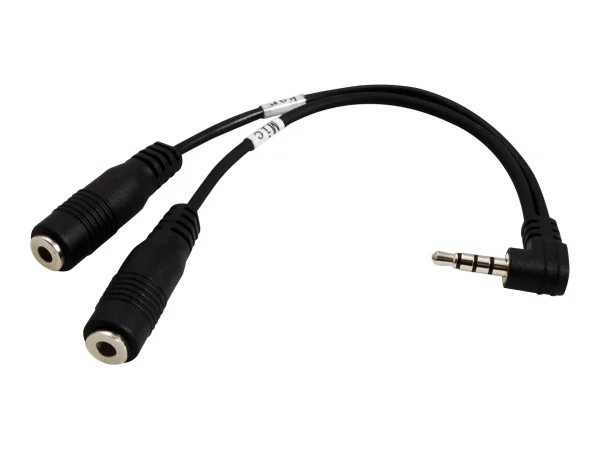 ROLINE 3,5mm Adapter 4polig Mikrofon15cm