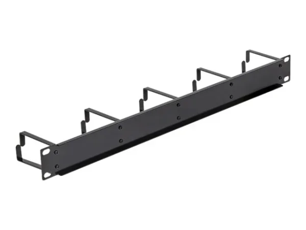 DELOCK 19Z Kabelmanagement-Panel 1HE sch