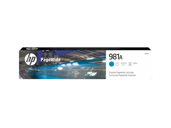 HP 981A Cyan PageWide Cartridge