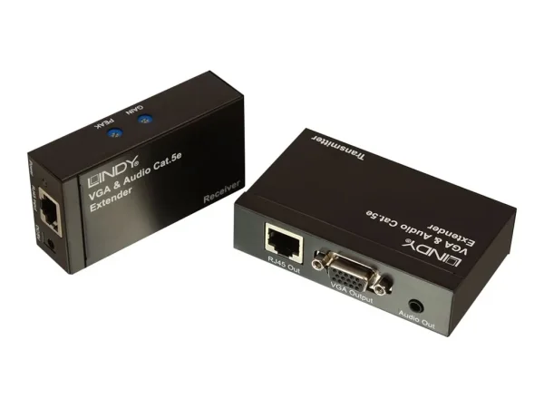 LINDY VGA + Audio Cat.5e Extender 300m