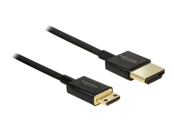 DELOCK Kabel HDMI-A > Mini-C 3D 4K 1 m
