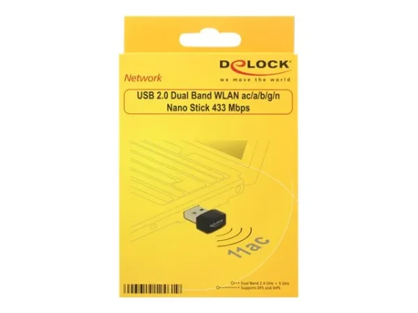 DELOCK Tastatur WLAN für Smart TV und PC