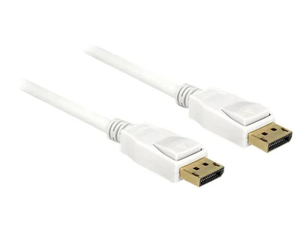 DELOCK Kabel DisplayPort 1.2 3m weiss 4K