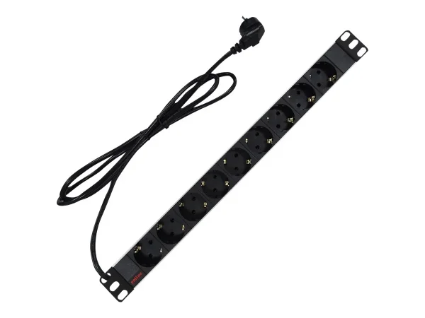 ROLINE 48,26cm-Steckdosenleiste 9fach 2m
