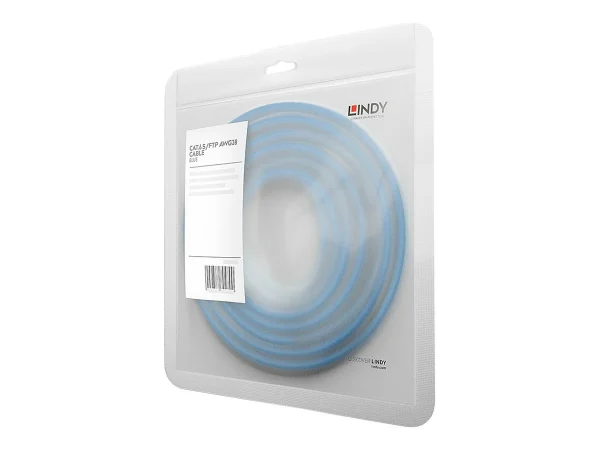 LINDY Basic Cat.6 S/FTP Kabel, blau, 0,3