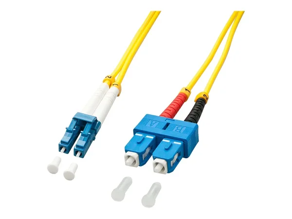 LINDY LWL-Duplexkabel  LC/SC OS2 5m
