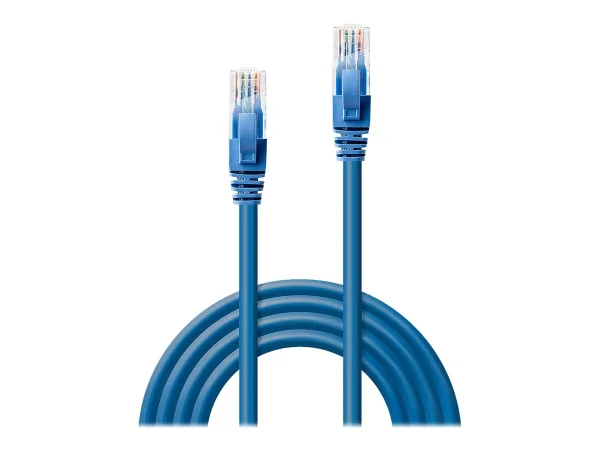 LINDY Cat.6 U/UTP Kabel, blau, 15m