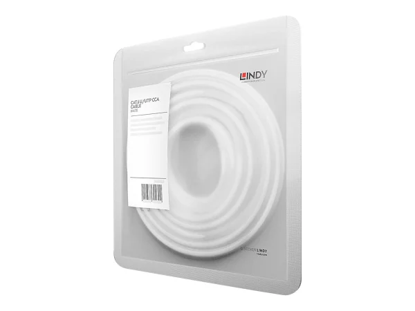 LINDY Basic Cat.6 U/UTP Kabel, weiss,7,5m