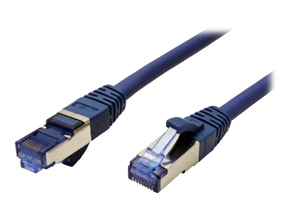 VALUE Patchkabel Kat.6A Class EA blau 1m