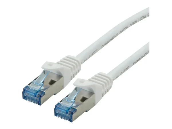 ROLINE Patchkabel Kat.6A S/FTP weiss 15m