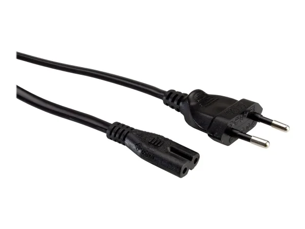 ROLINE Netzkabel Euro-Flachstecker C7 3m