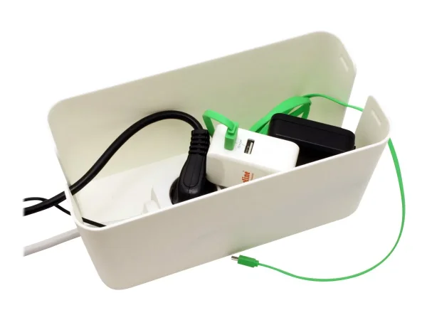VALUE Kabel-Box klein weiss