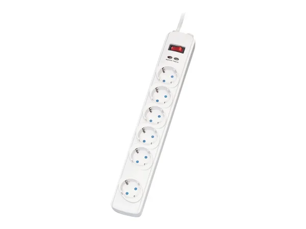 ROLINE SurgeSecure Steckdosenleiste 1,8m