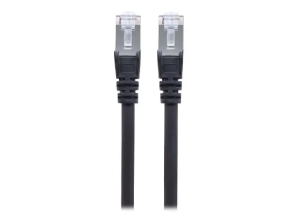 INT Netzwerkkabel Cat6 S/FTP schwarz 0,5