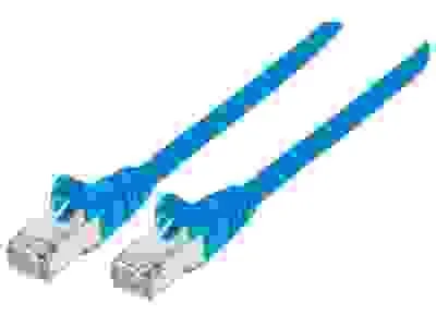 INT Netzwerkkabel Cat6A S/FTP 15m blau