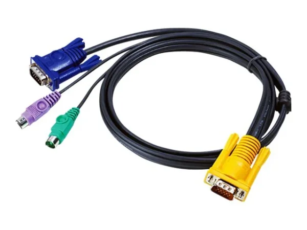 ATEN 2L-5203P KVM-Kabel VGA PS/2 3m
