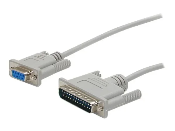 STARTECH 3m DB9 auf DB25 Nullmodemkabel
