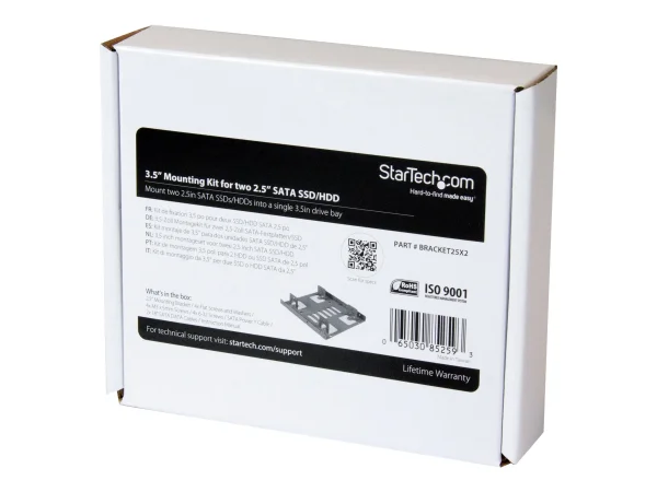 STARTECH BRACKET25X2 Dual 6.35cm Hard