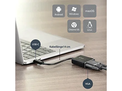 STARTECH USB-C to VGA Adapter