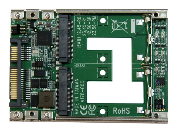 STARTECH Dual mSATA SSD auf 2,5 Zoll